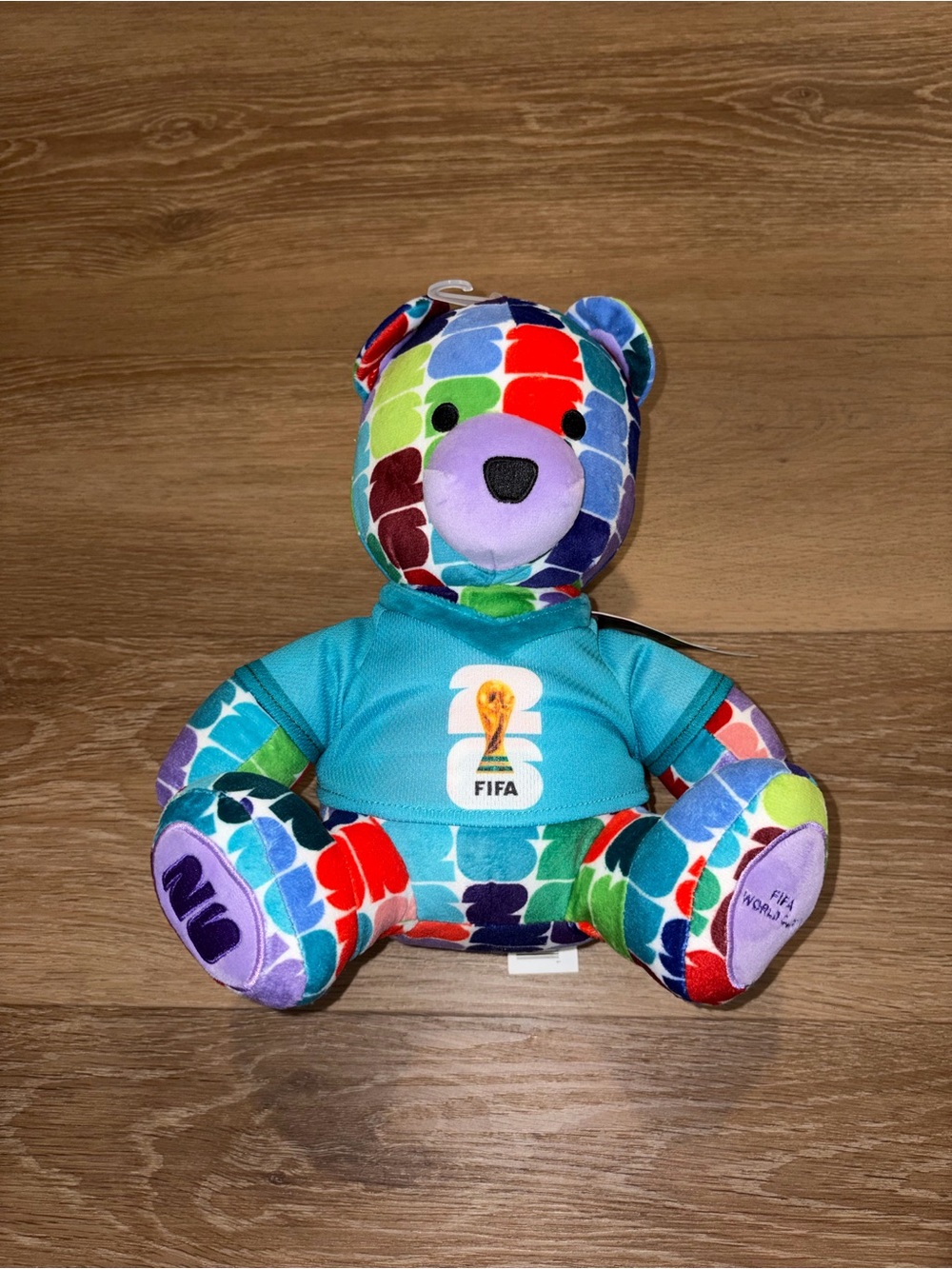 FIFA World Cup 2026 10-Inch  Colorful Plush Teddy Bear World Cup Jazwares New
